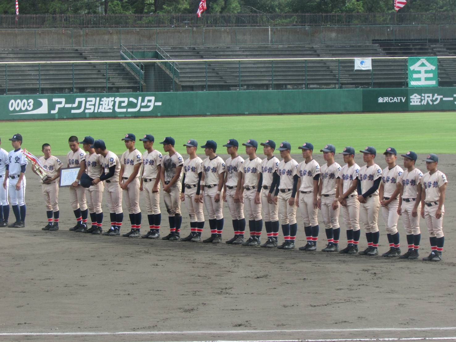 第99回全国高校野球選手権石川大会 決勝 vs航空石川